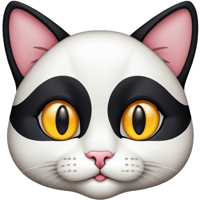 Arab tuxedo cat emoji