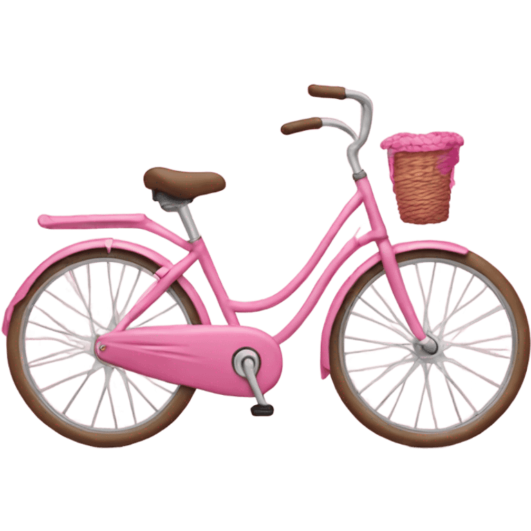 Pink bicycle  emoji