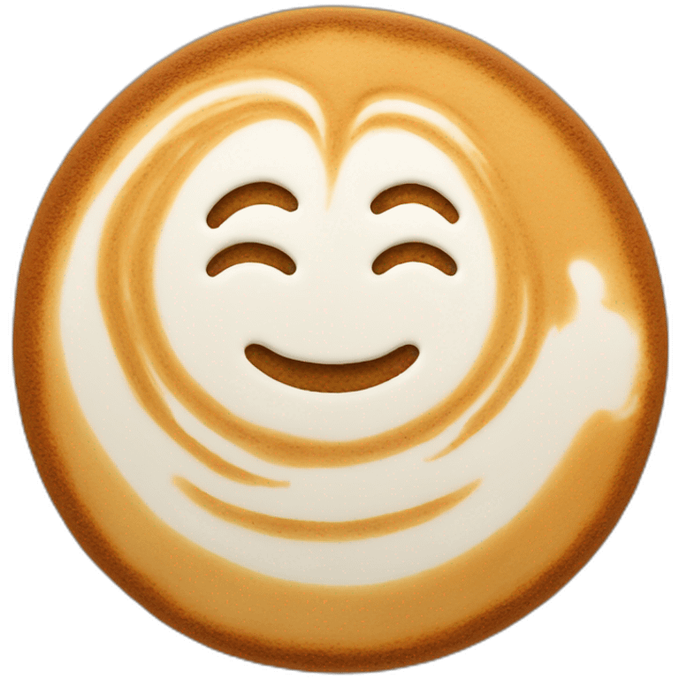 latte art emoji