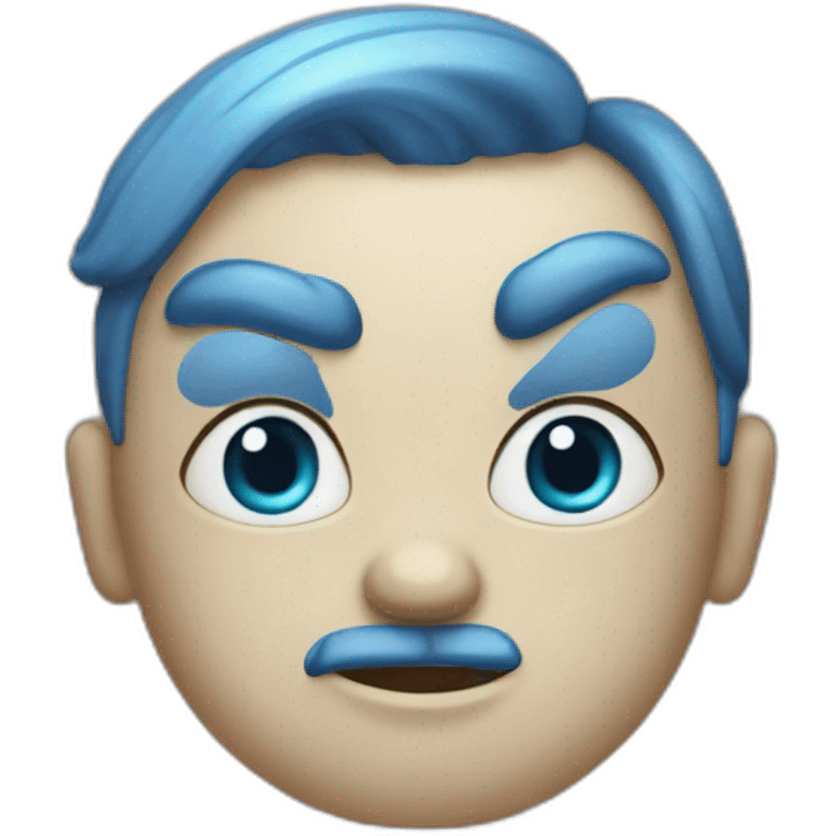 triko mit nummer 17 mit blau augen  emoji