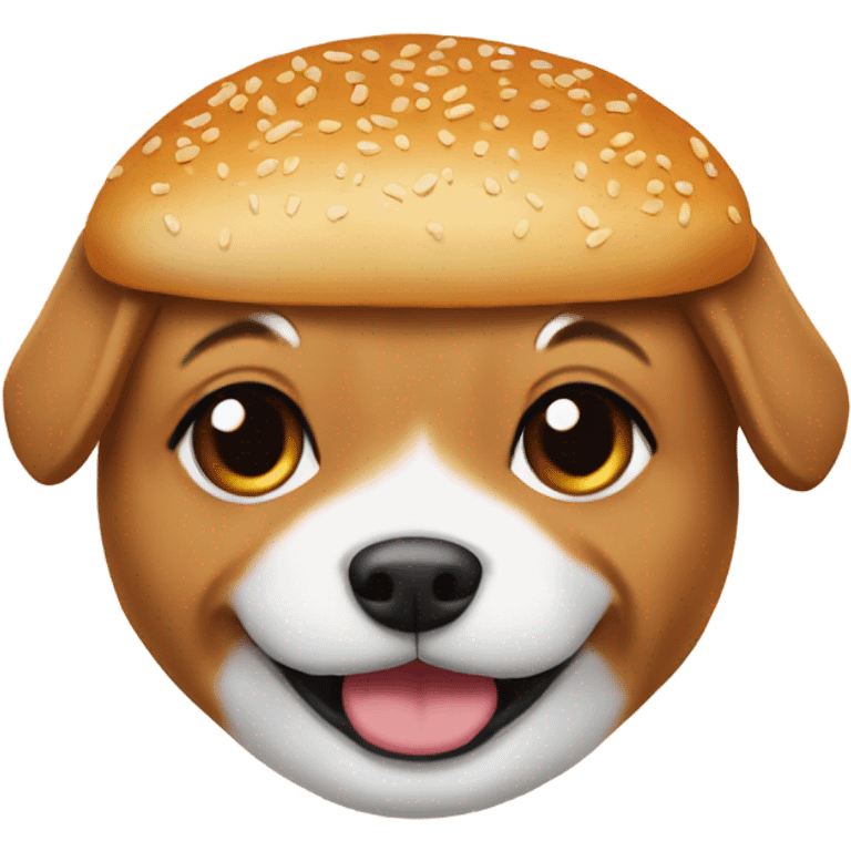 burger puppy emoji