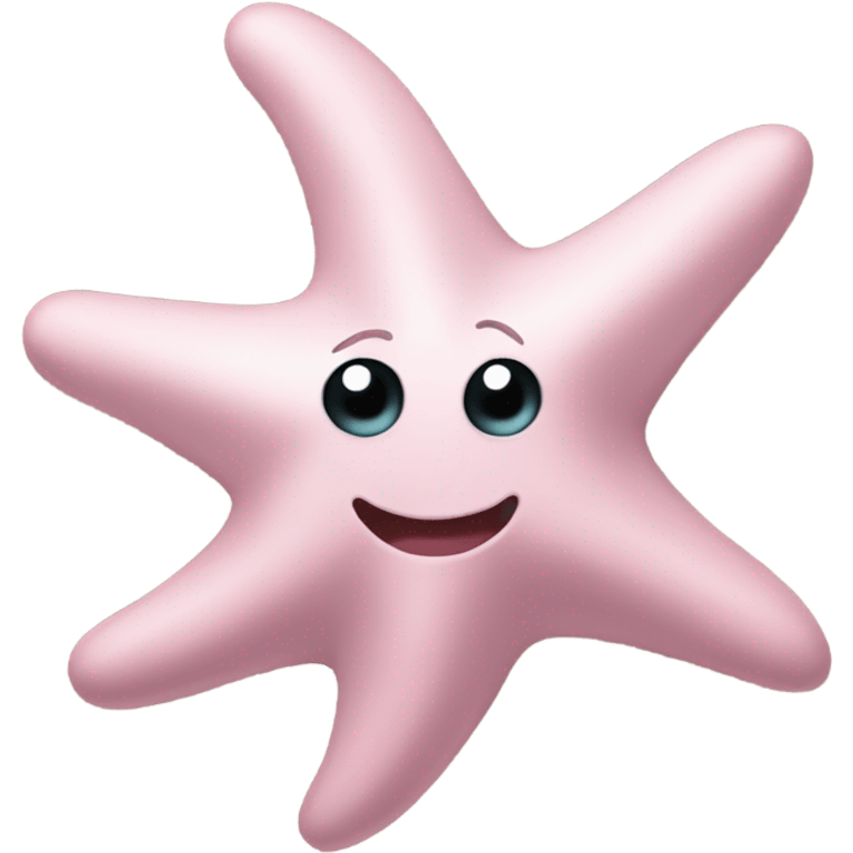 pastel pink starfish emoji