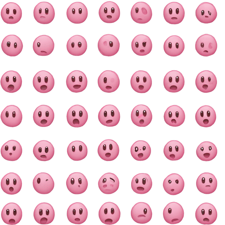 Kirby cute style  emoji