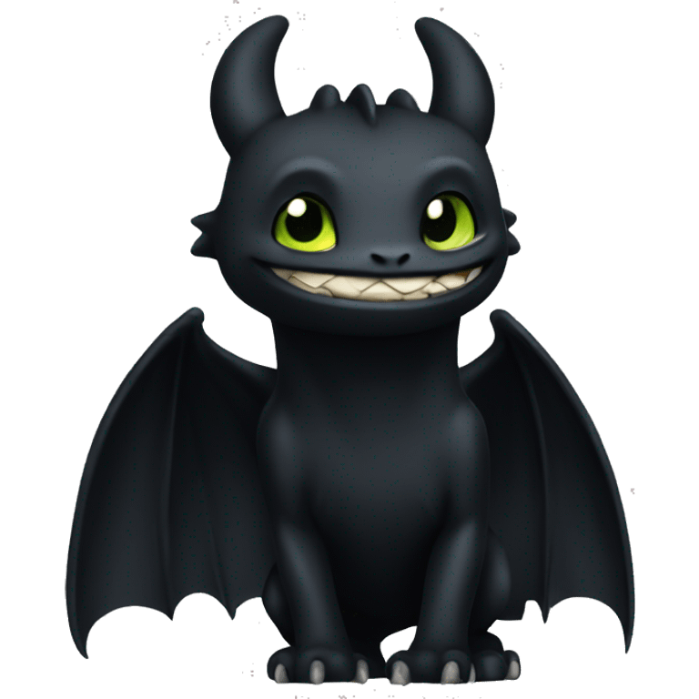 Toothless emoji