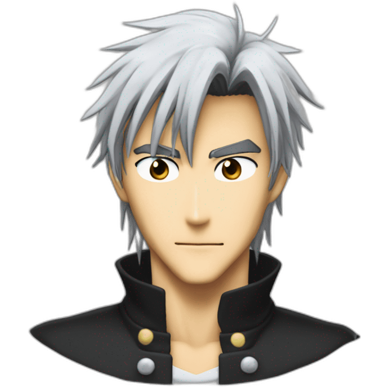 Nicholas D Wolfwood (TriGun ‘98) (Portrait, front facing, iOS 17 style) emoji