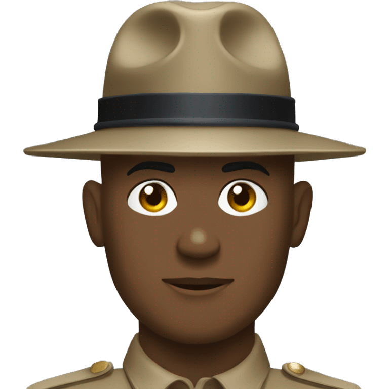 Marine corps drill instructor emoji