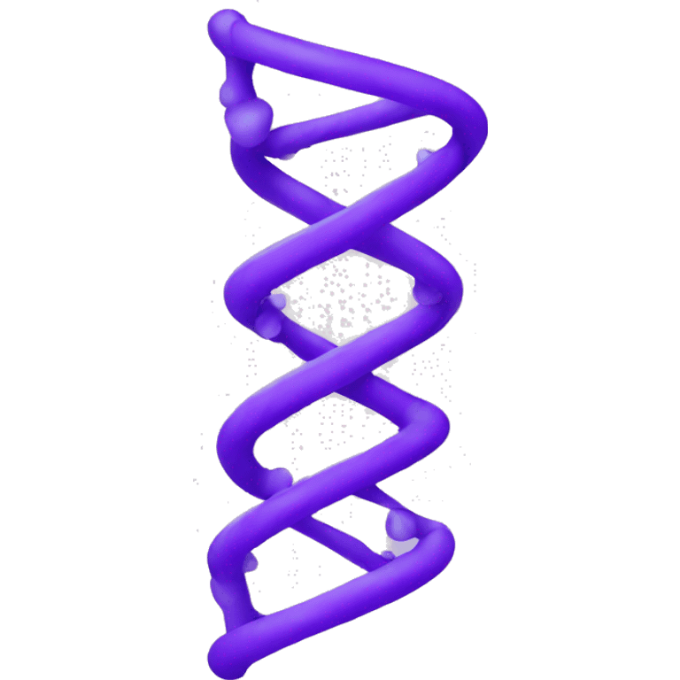 DNA Double Helix purple emoji