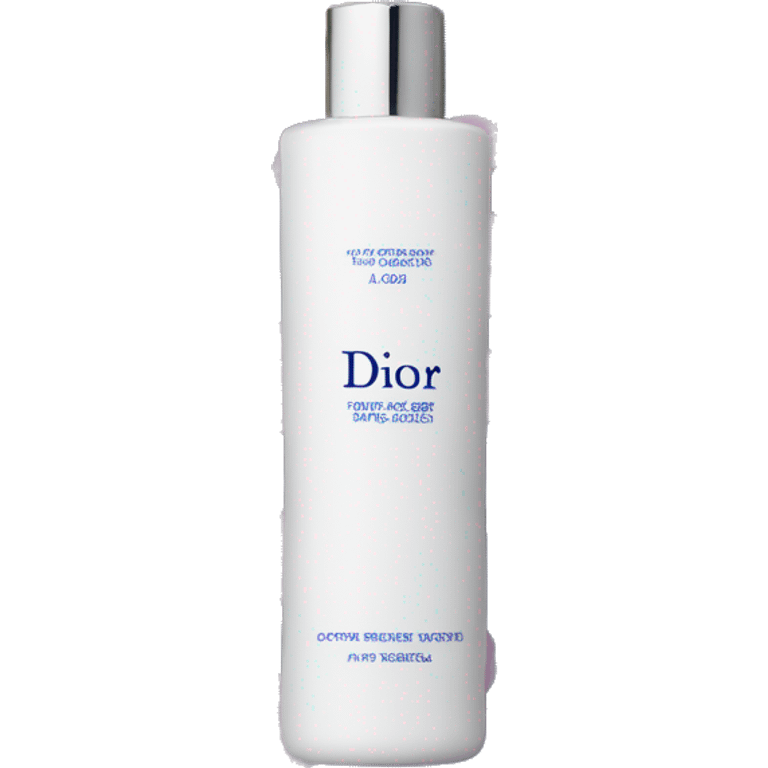 Navy blue Dior body lotion  emoji