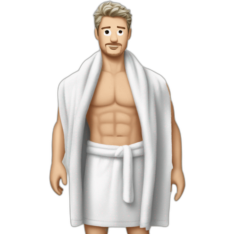 Mark Sloan (Eric Dane) Grey's Anatomy Body in Towel emoji