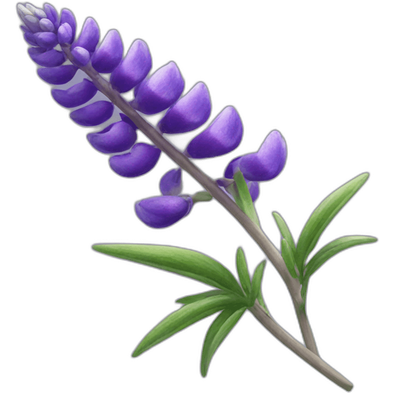 lupine flowers  emoji