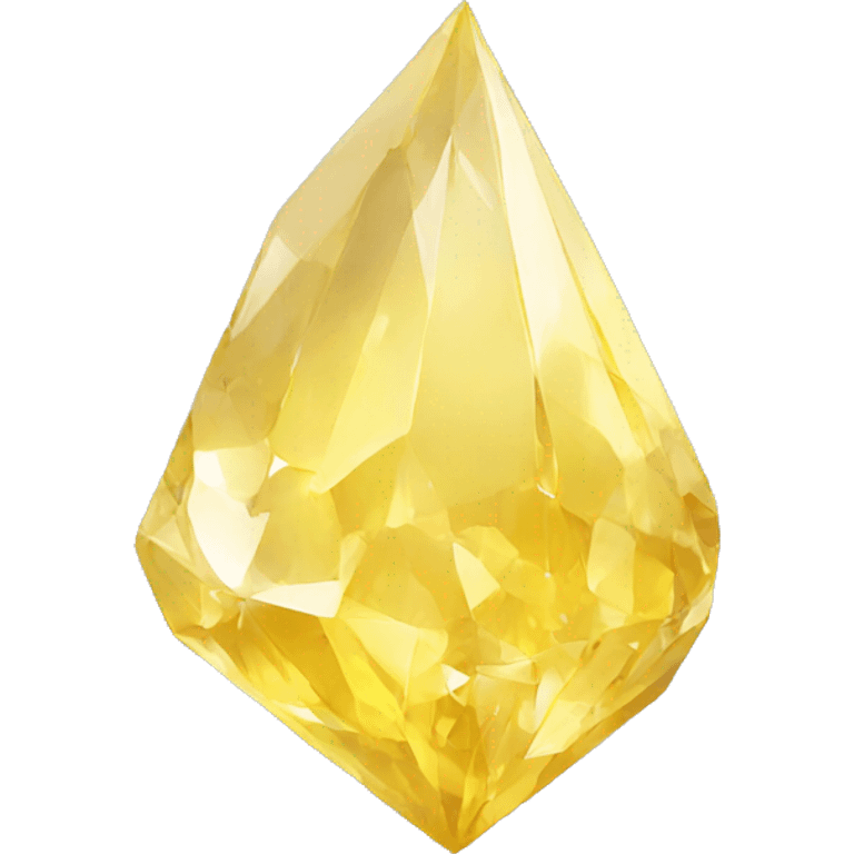 YELLOW CRYSTAL emoji