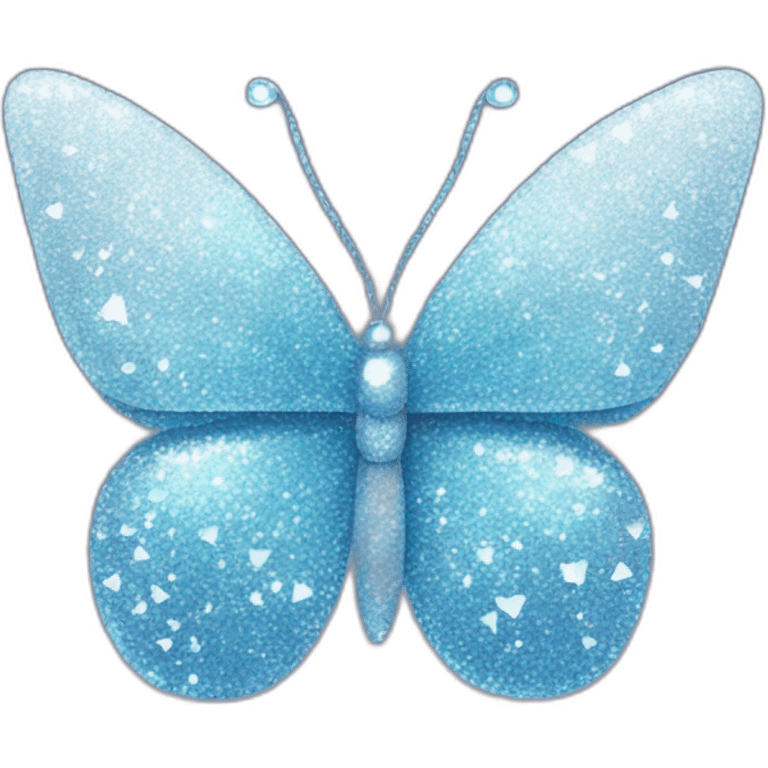 glitter ice butterfly emoji