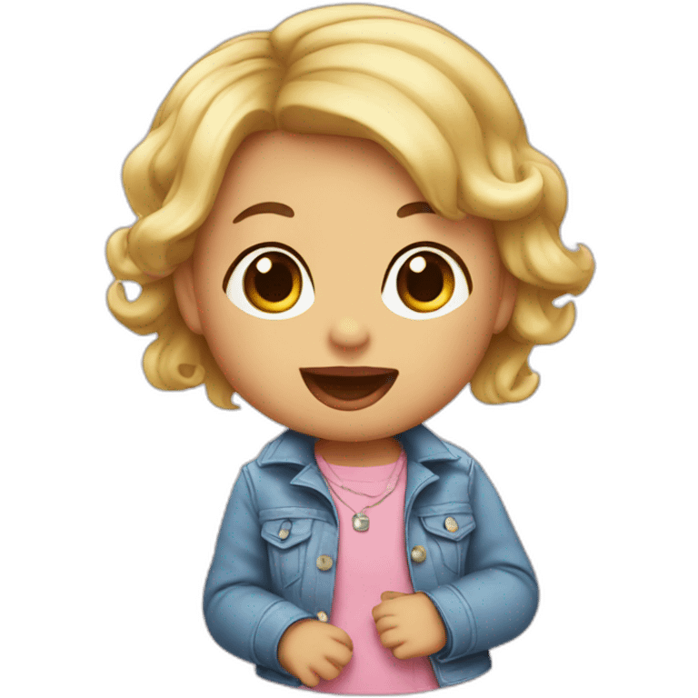 baby singer emoji