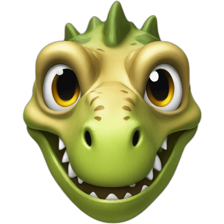 dinosaur head emoji