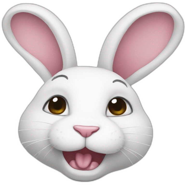 white rabbit lol emoji