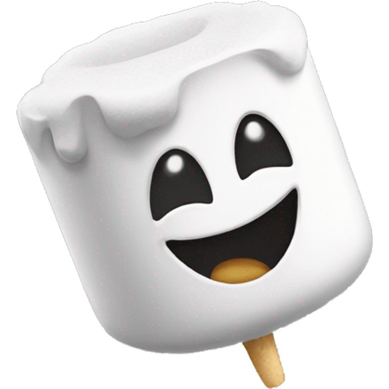 Singer marshmallow emoji