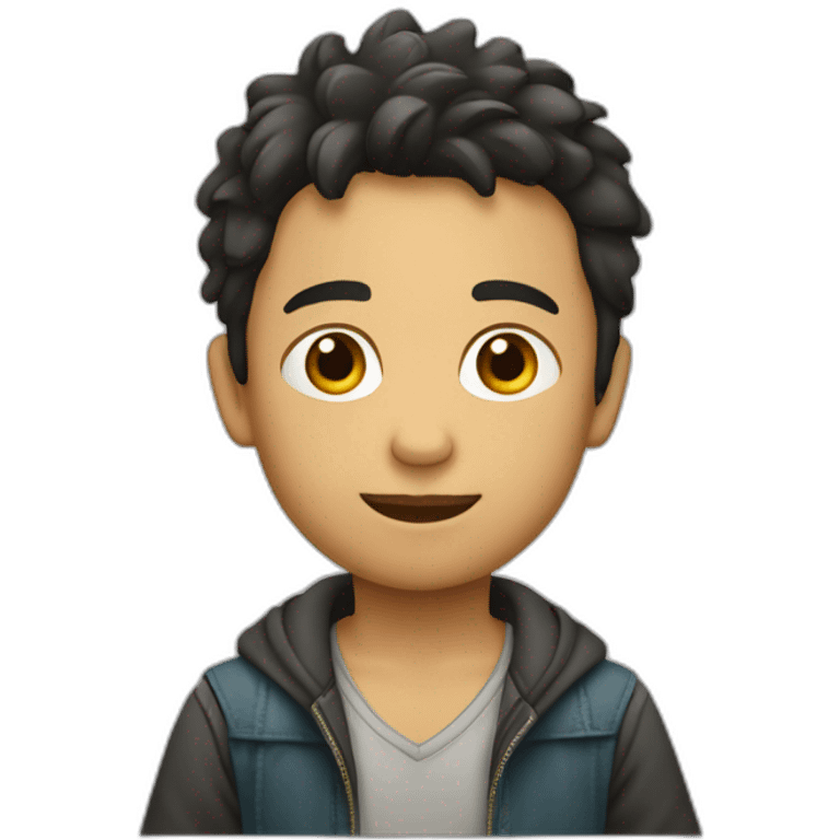 niño enojado emoji