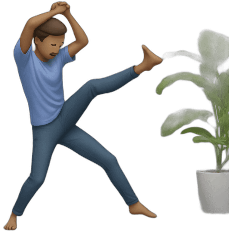 Human who is doing a dab  emoji