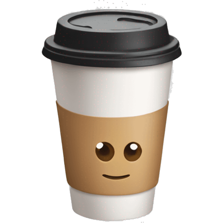 Plain coffee takeaway cup emoji