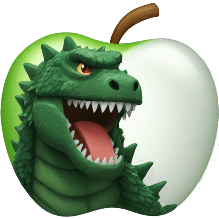 Godzilla emoji apple style emoji