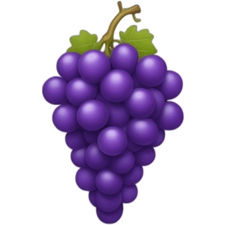 Purple grape emoji