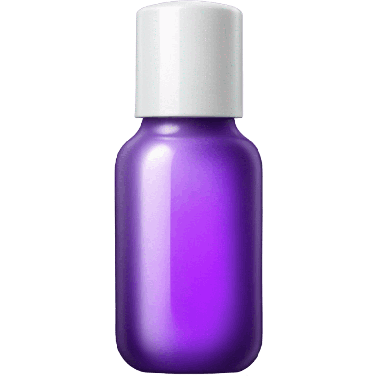 transparent purple serum cosmetic bottle emoji