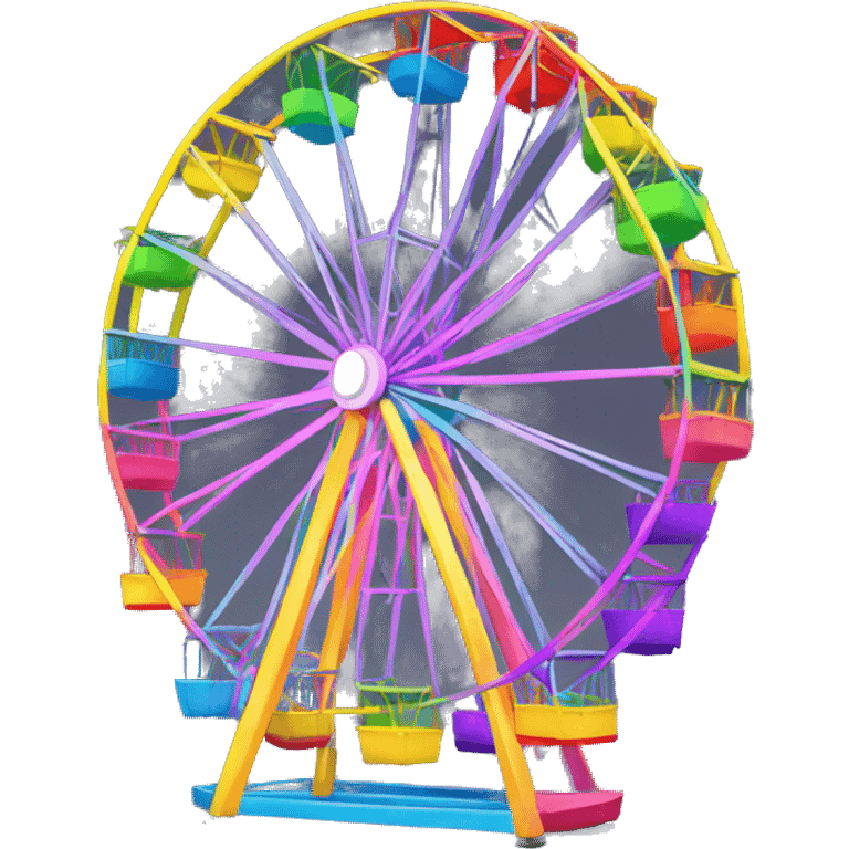 rainbow ferris wheel emoji