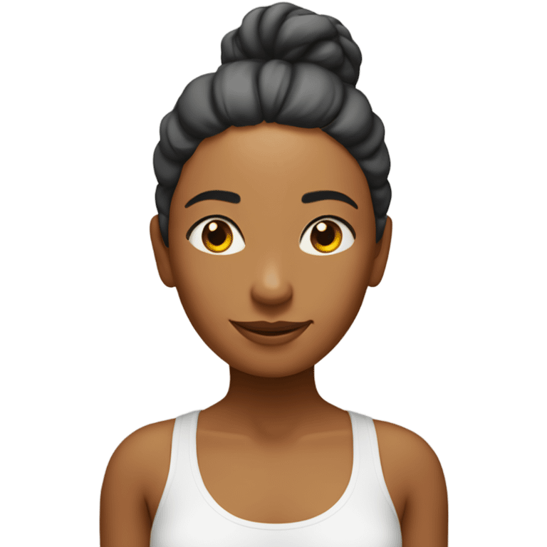 Une femme qui fais du yoga  emoji