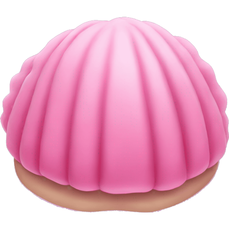 Pink concha emoji