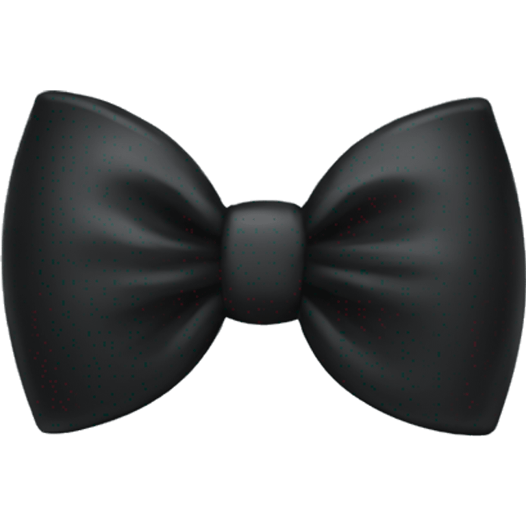 Black bow emoji