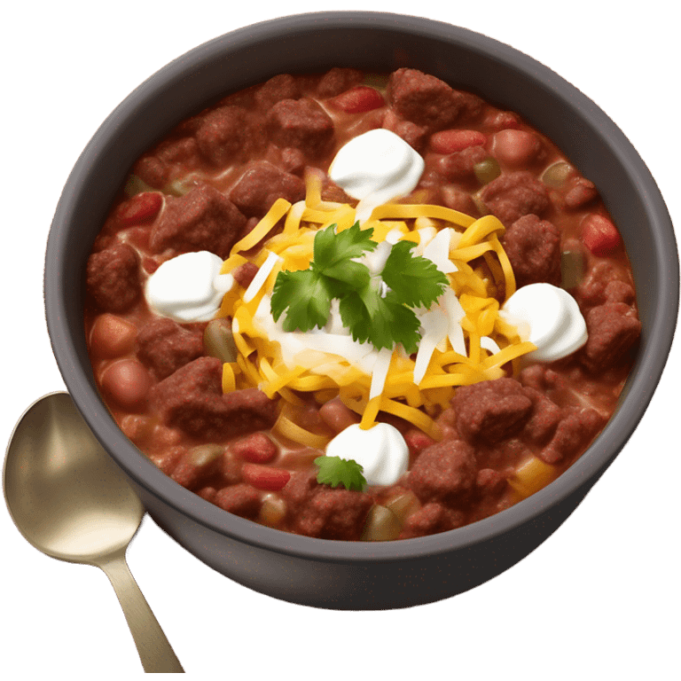 Chile con carne emoji