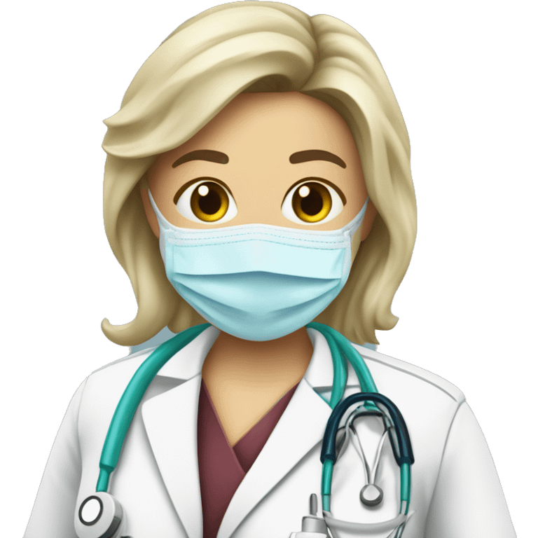 Infection prevention and control nurse in hemodialysis emoji