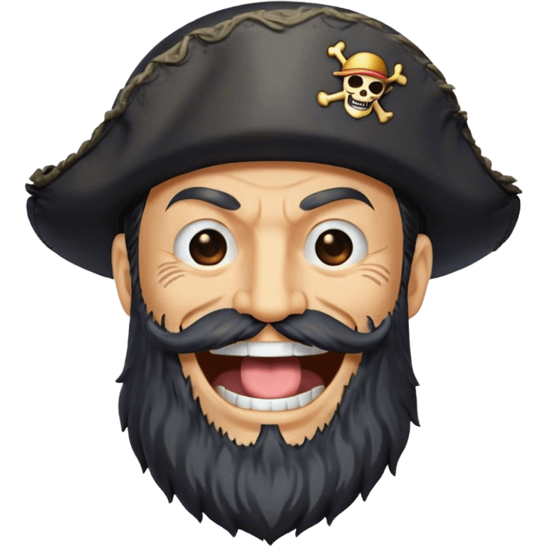 blackbeard from one piece lau emoji