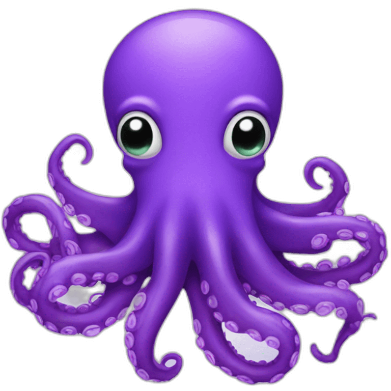 purple octopus emoji