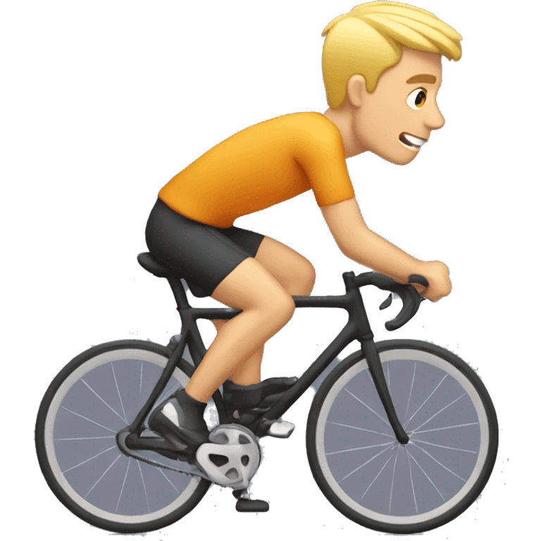  Blond man cycling  emoji