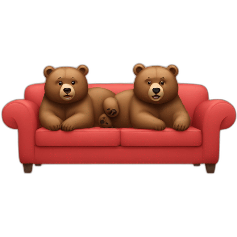 Two-bears-lying-on-couch emoji