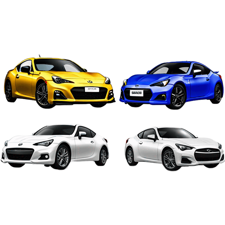 BRZ racing a Infiniti IPL emoji