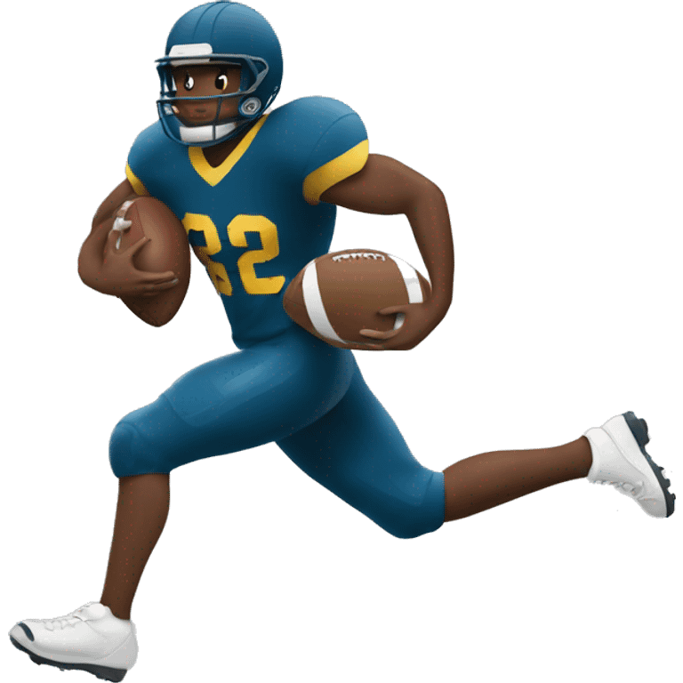 football player running with ball emoji