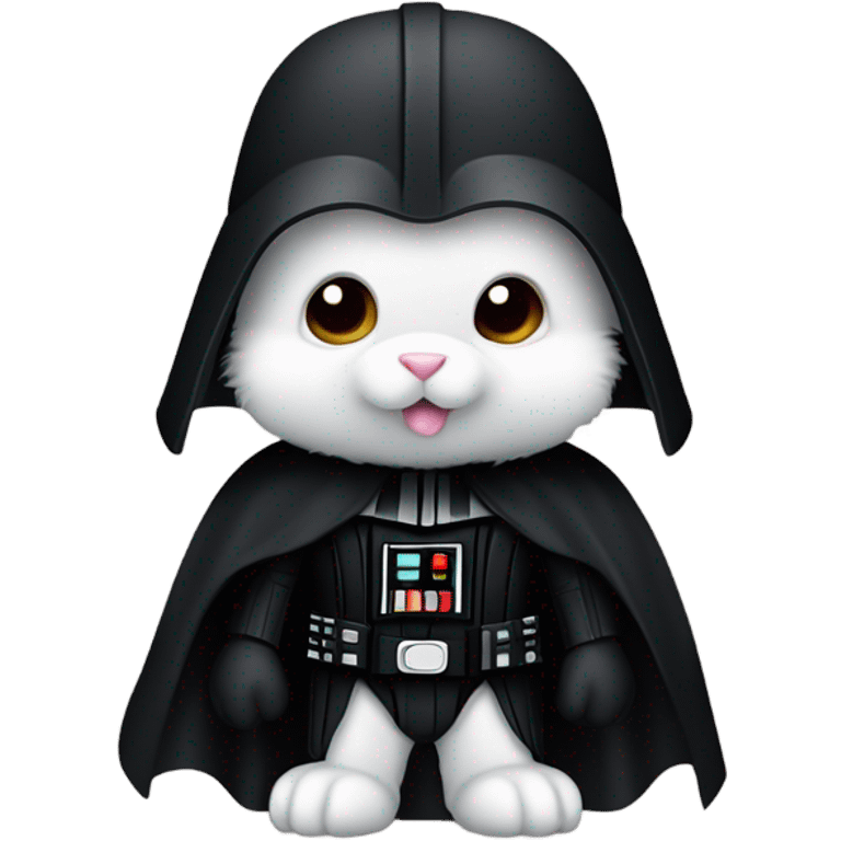 Darth Vader as a rabbit emoji