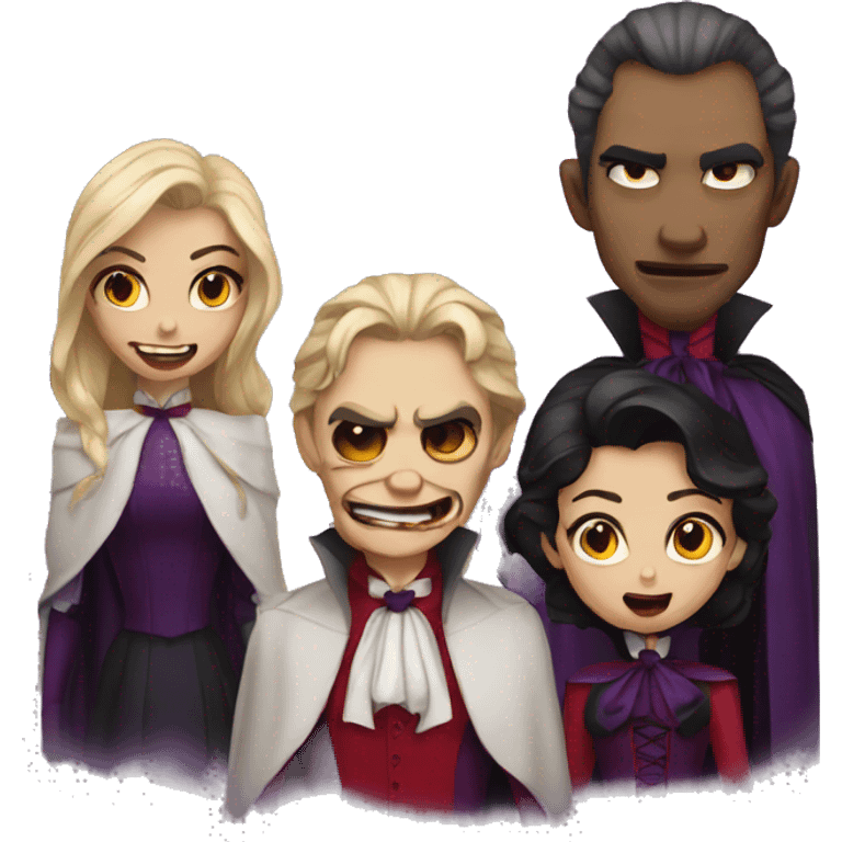 mean vampire family emoji