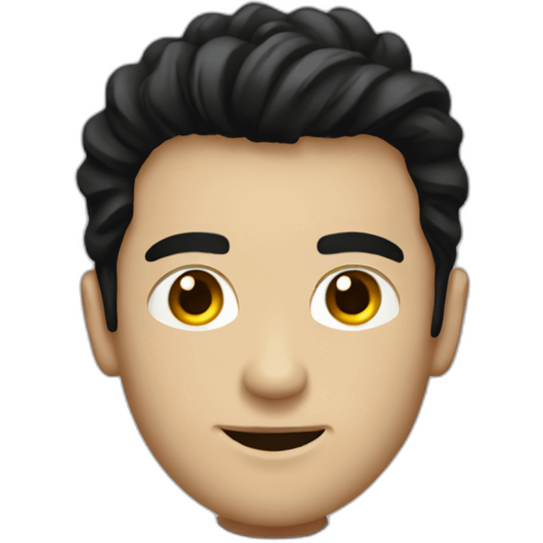 dark-haired guy matrix movie style emoji