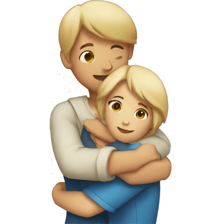 male female hug  emoji