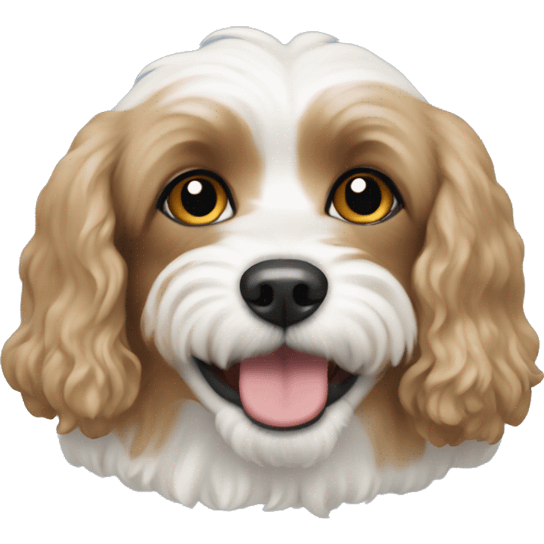 Cavachon dog  emoji