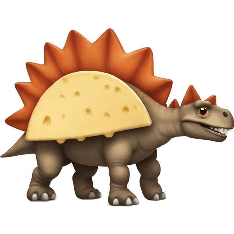 Taco stegosaurus  emoji