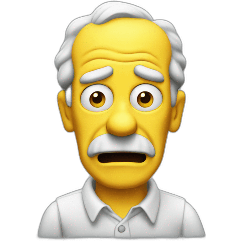 simpsons old man yells at wifi emoji