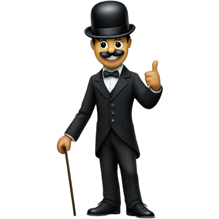 Charlie Chaplin thumbs up emoji