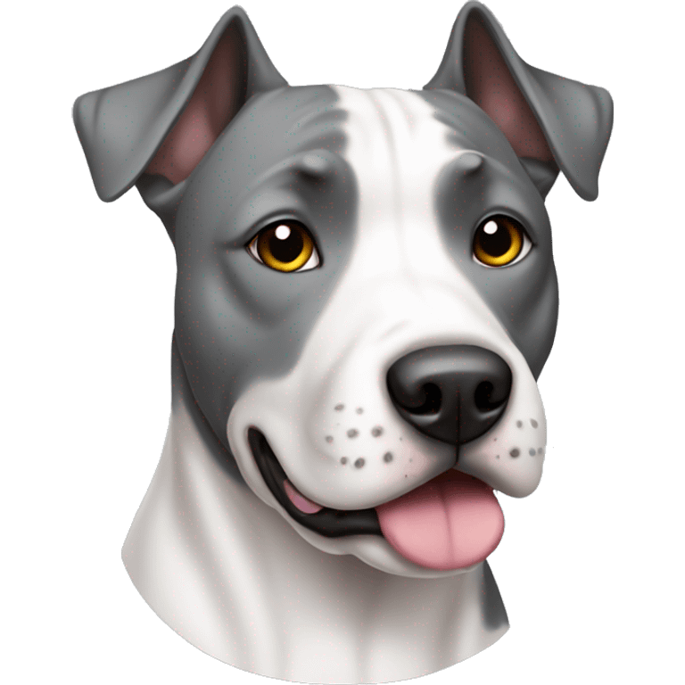 Amstaff grey emoji