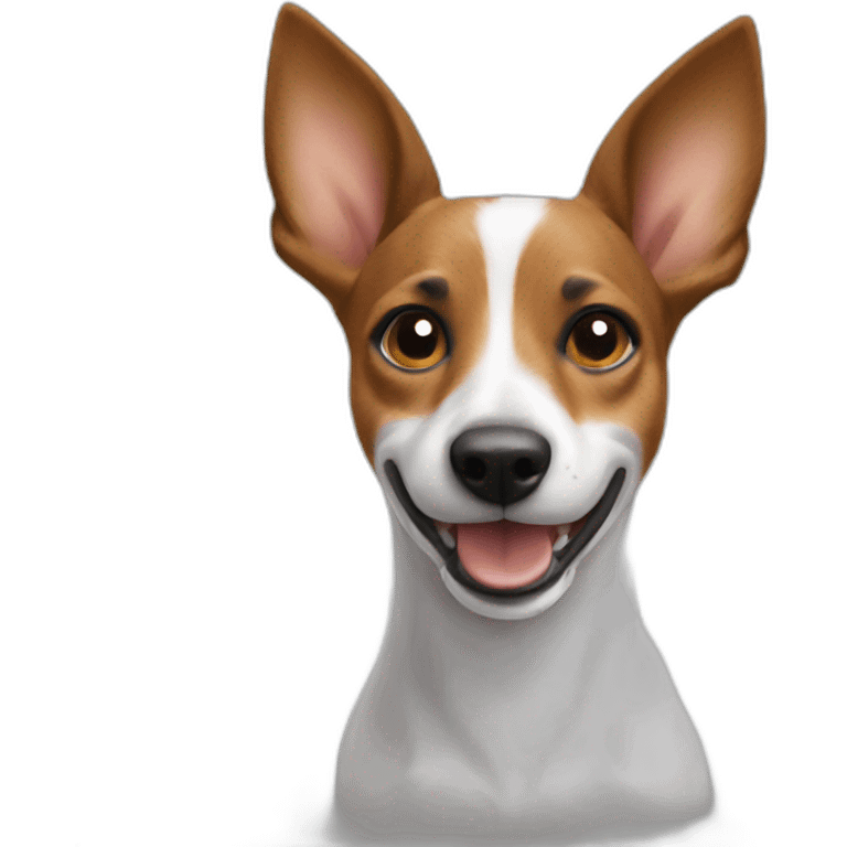 Jack Russel with Loki horn  emoji