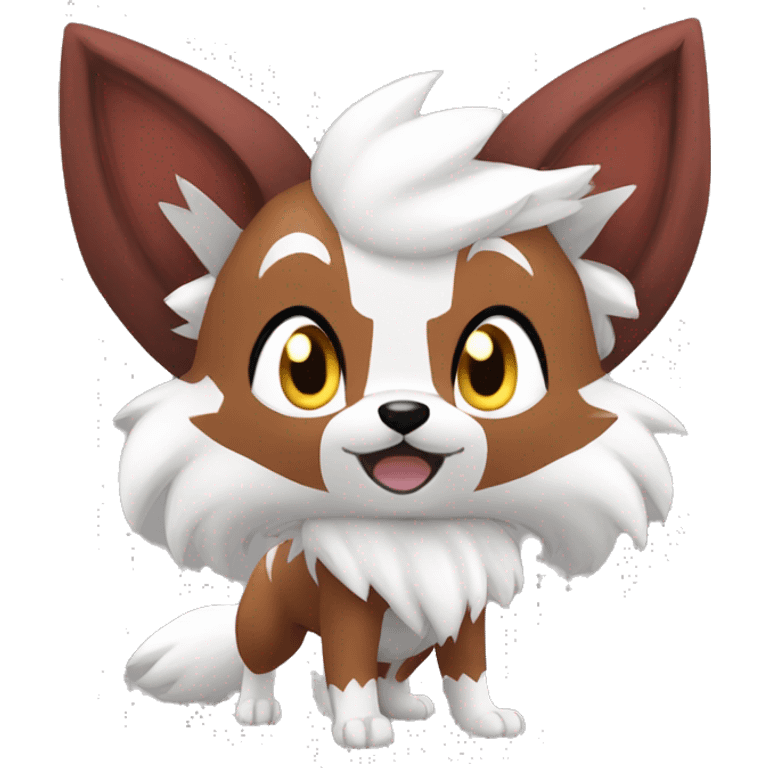 Lycanroc Vulpix Rocruff Zigzagoon emoji