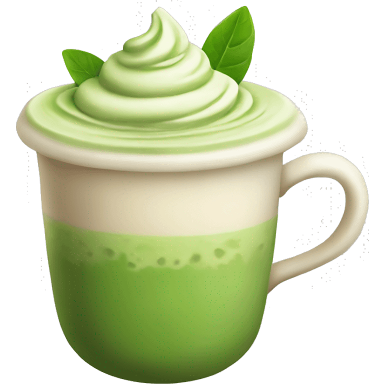 Matcha latte  emoji